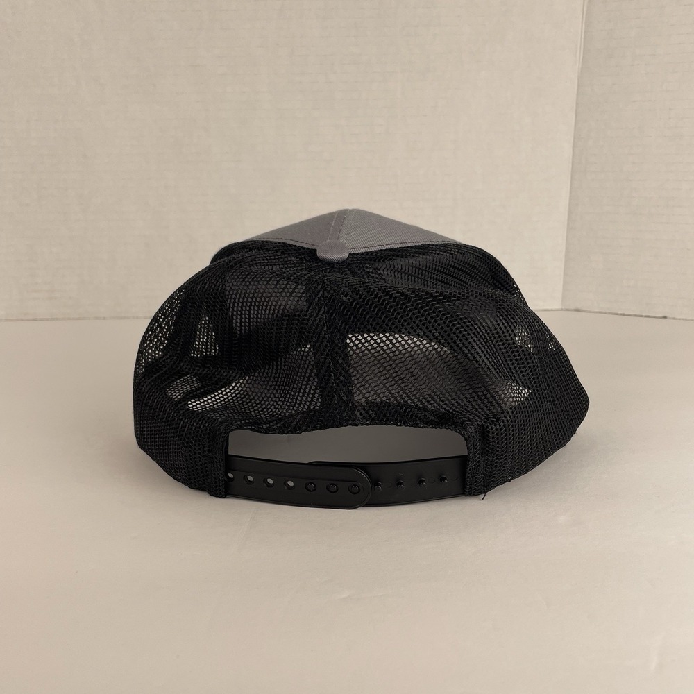 Seacrets Distillery Snap Back Trucker Hat Black Gray Adjustable OS Mesh Cap - Picture 4 of 9